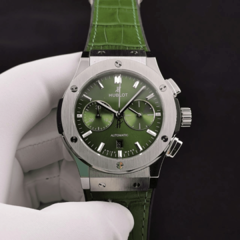 위블로 클래식 퓨전 크로노 티타늄 그린다이얼 45mm